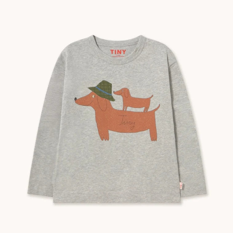 Two Dogs Graphic Sleeve Tee