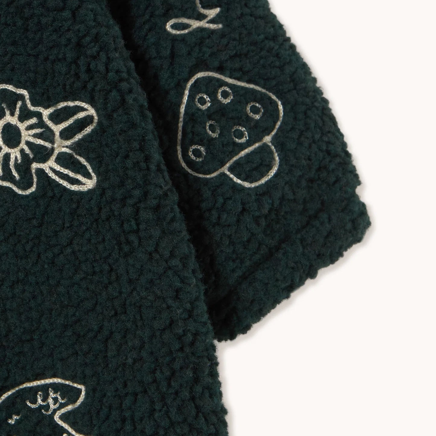 TINY APPLES SHERPA ONE-PIECE