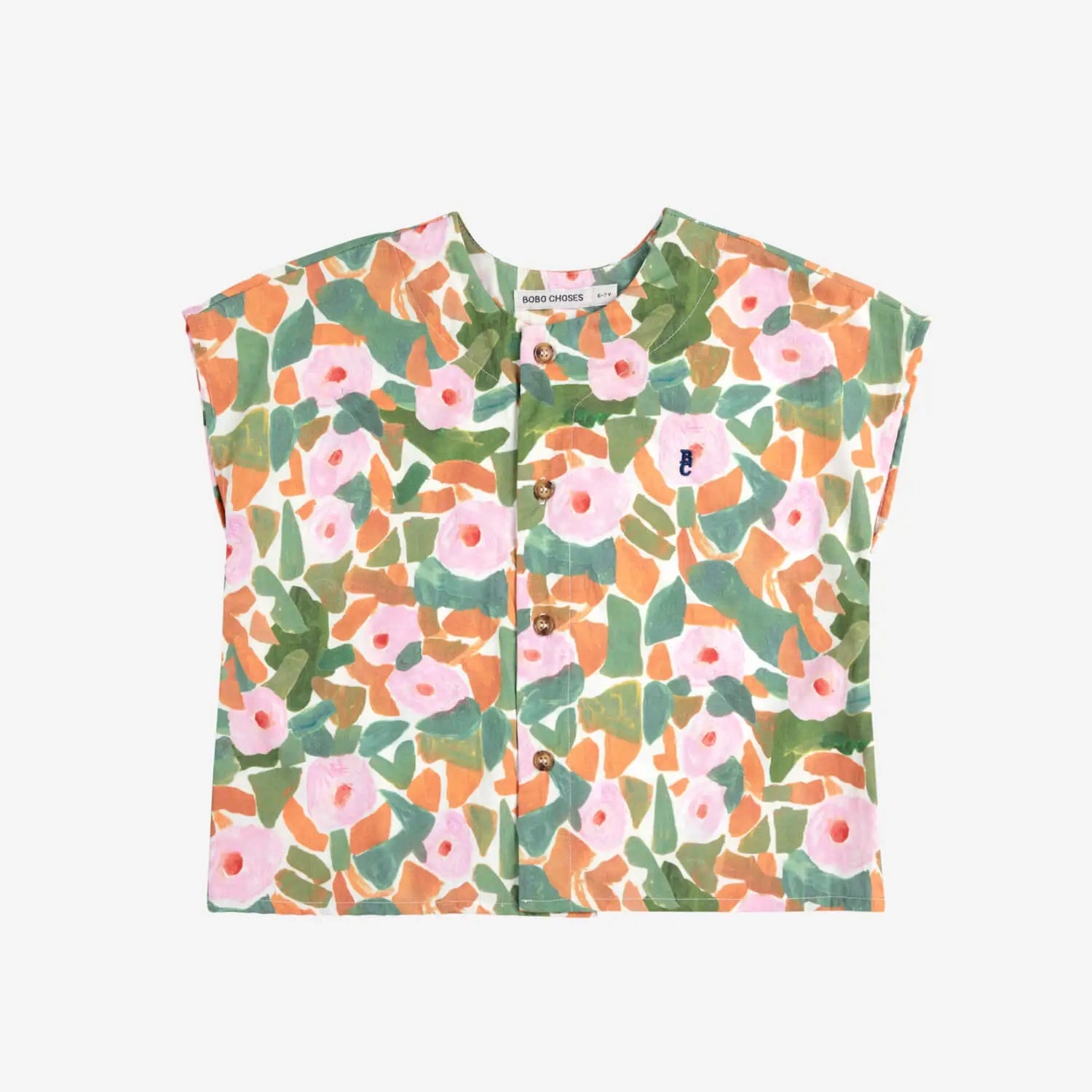 Floral all over woven shirt