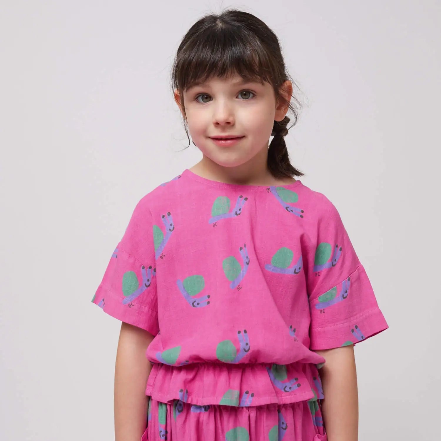 Funny Snail all over woven blouse