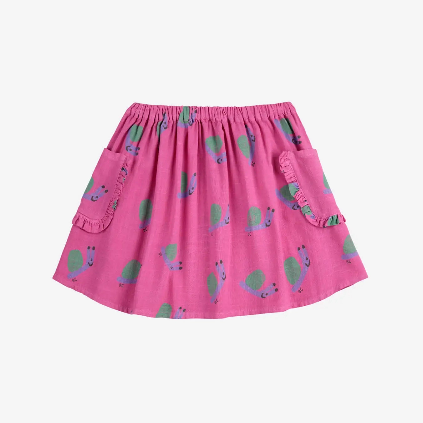 Funny Snail all over woven skirt
