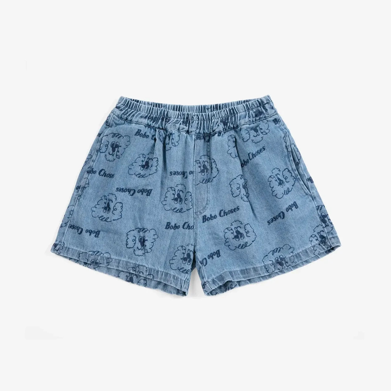 Pickles The Dog all over denim short