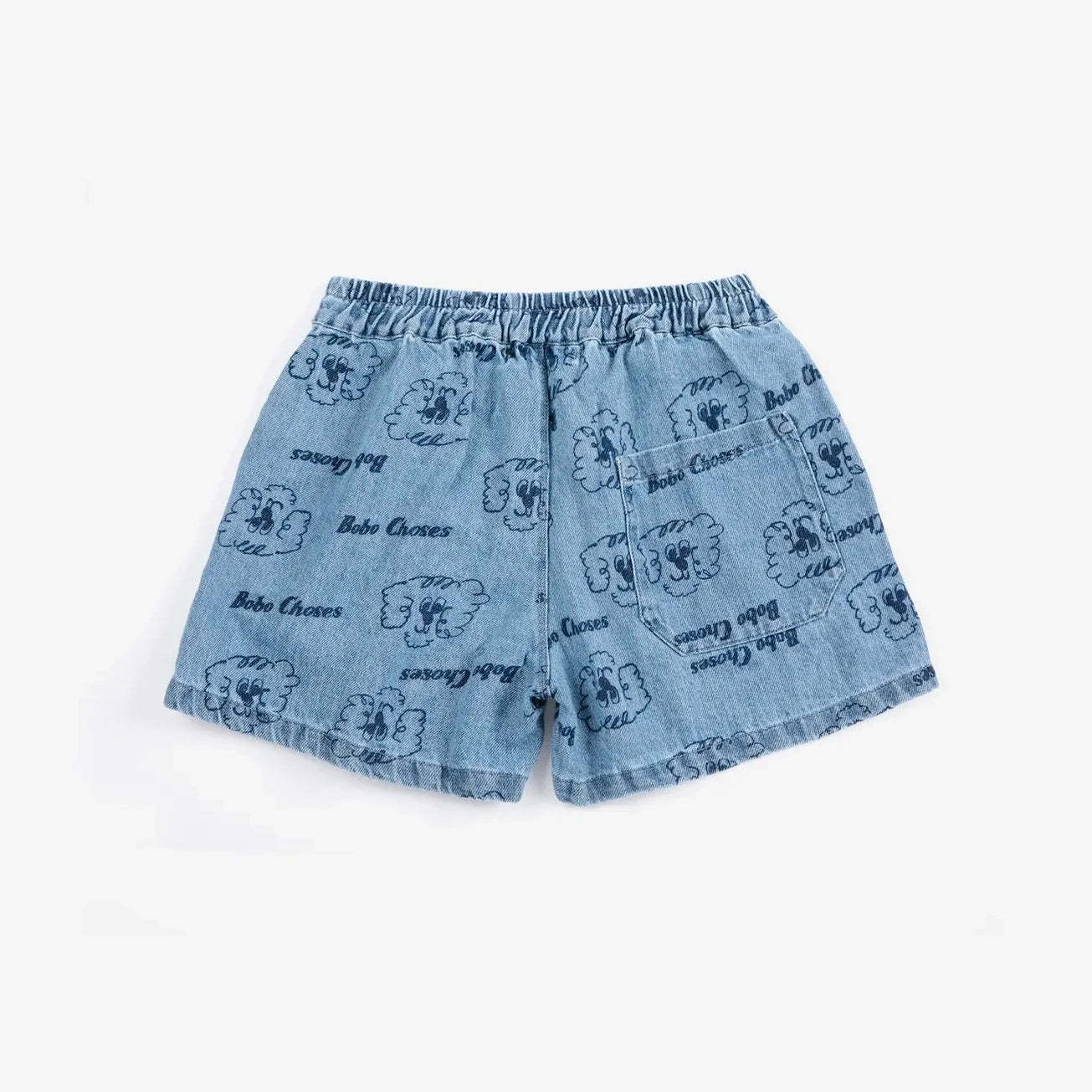Pickles The Dog all over denim short