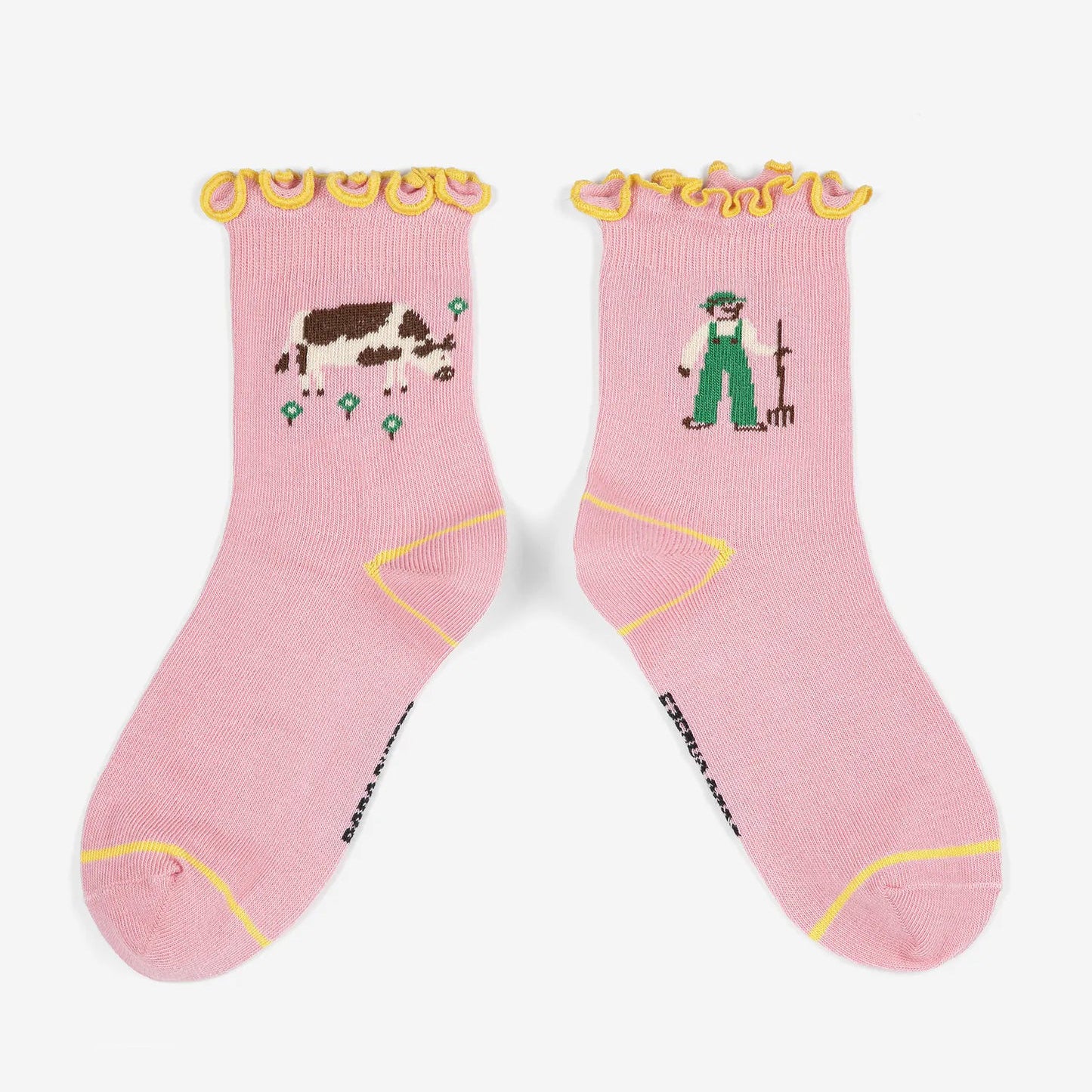 Farm Adventure ruffled short socks