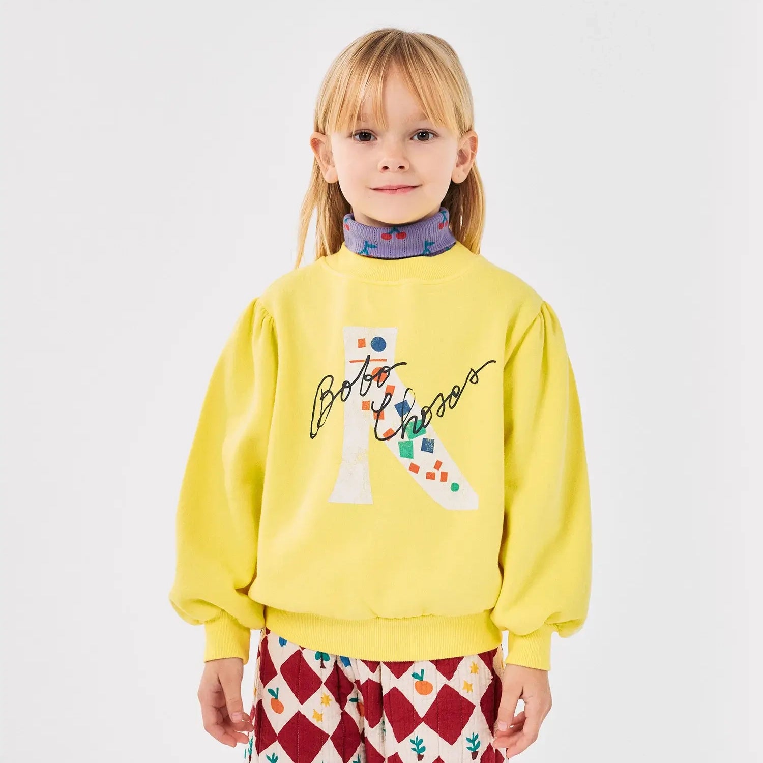 Magic Shoe balloon sleeve sweatshirt
