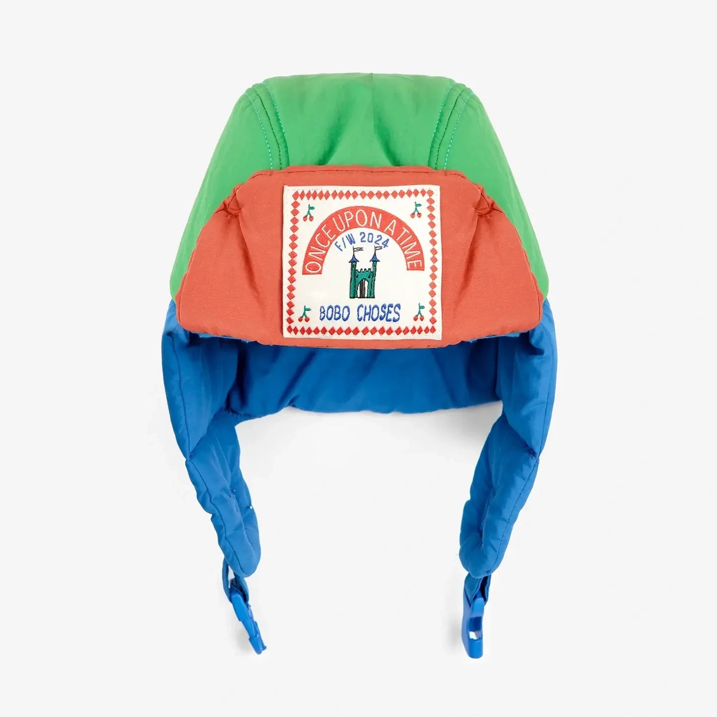 Color Block padded chapka