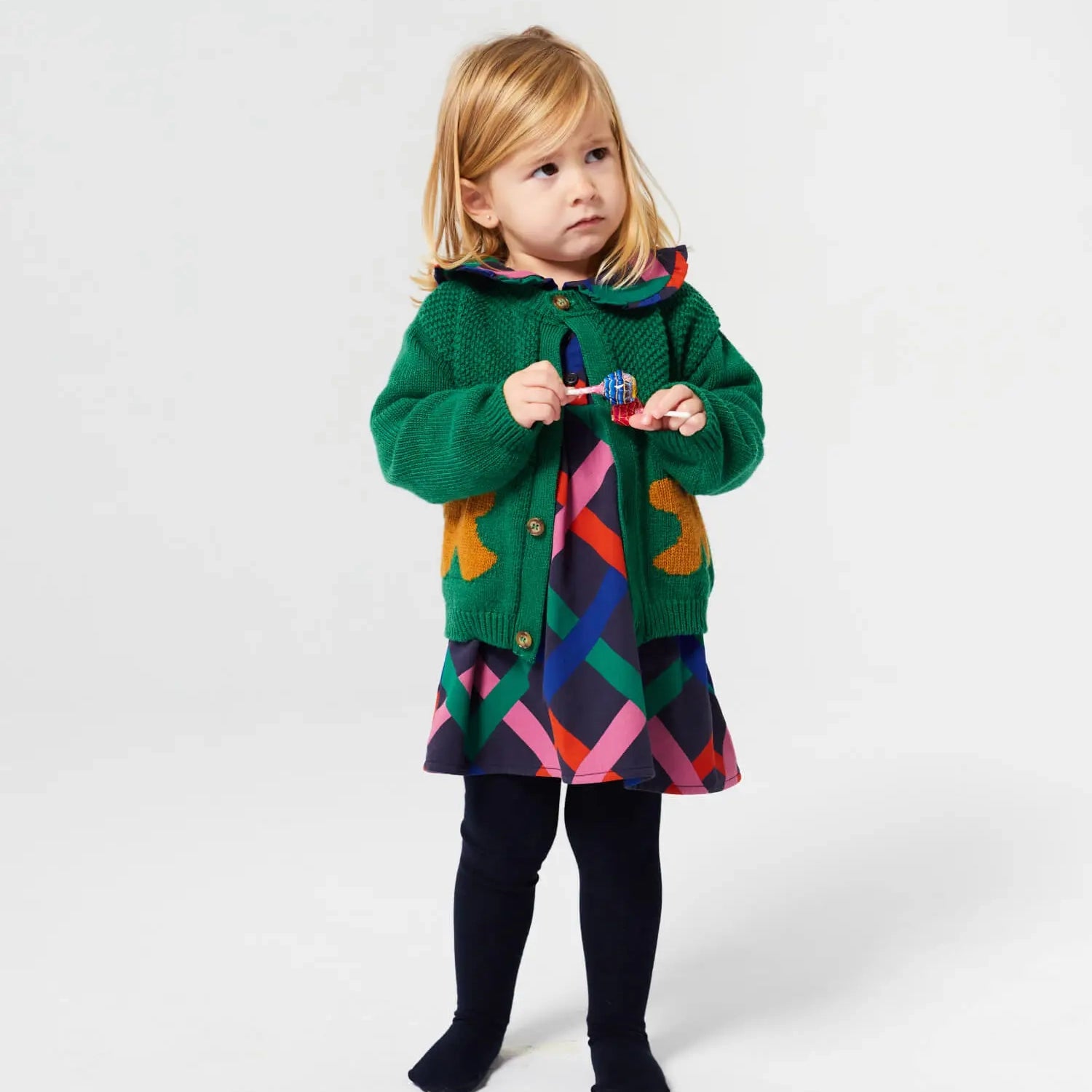 Multicolor Garland woven dress
