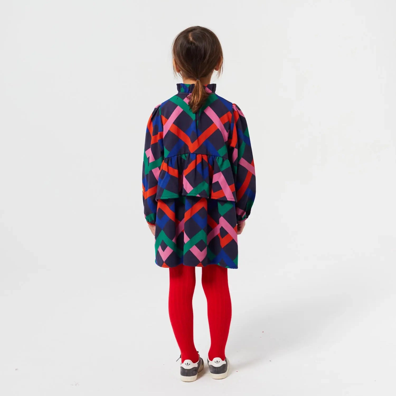 Multicolor Garland woven dress