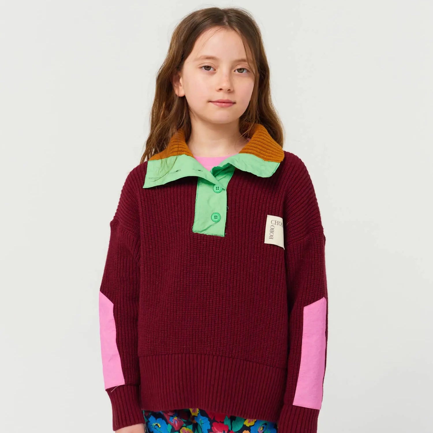 Bobo choses color block jumper