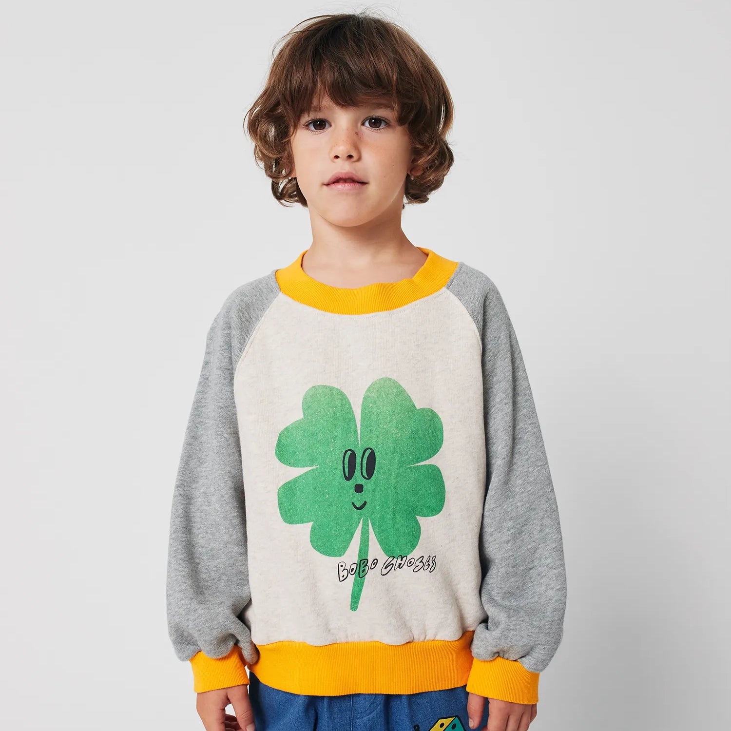 Lucky Clover ranglan sweatshirt