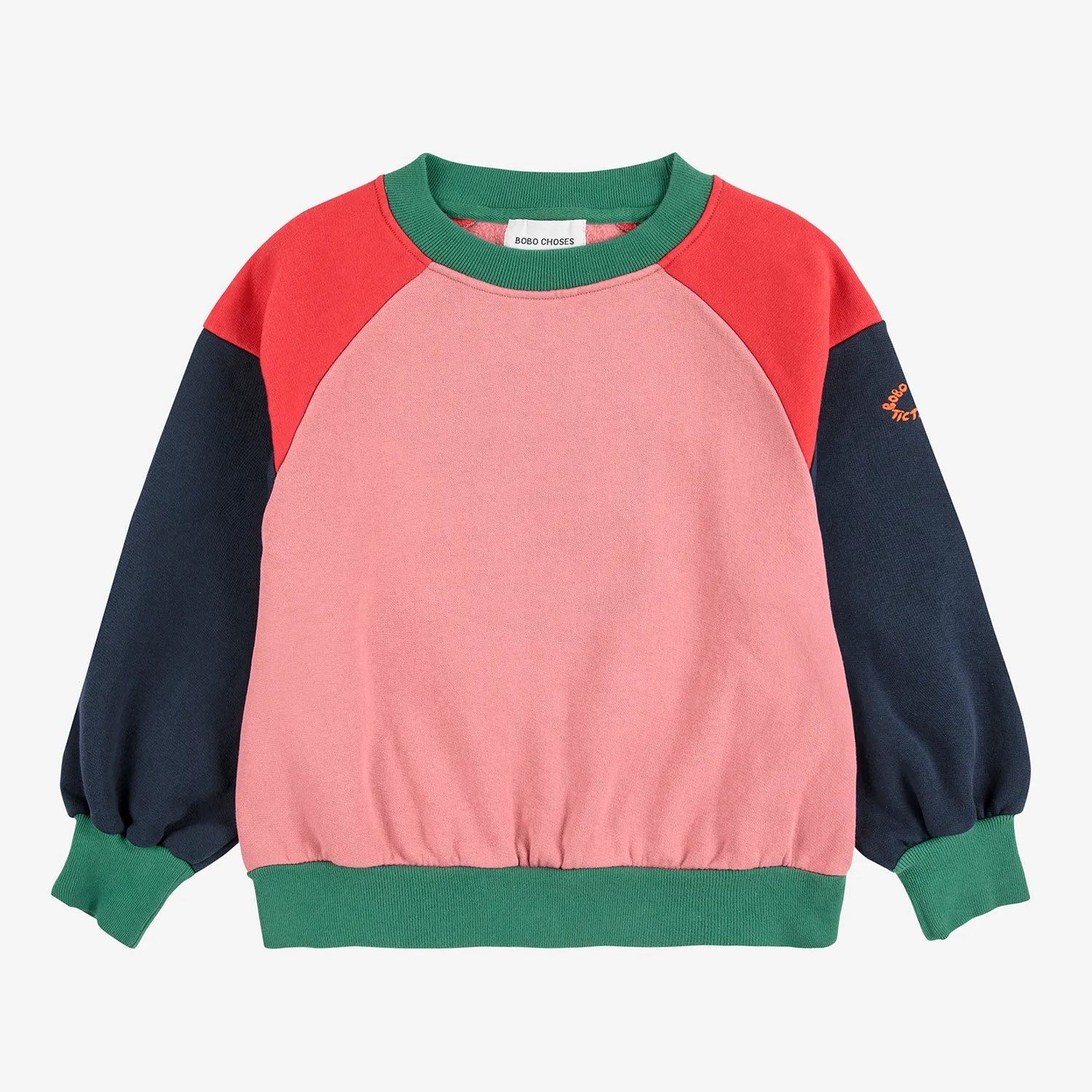 Tic Tac Toe color block sweatshirt