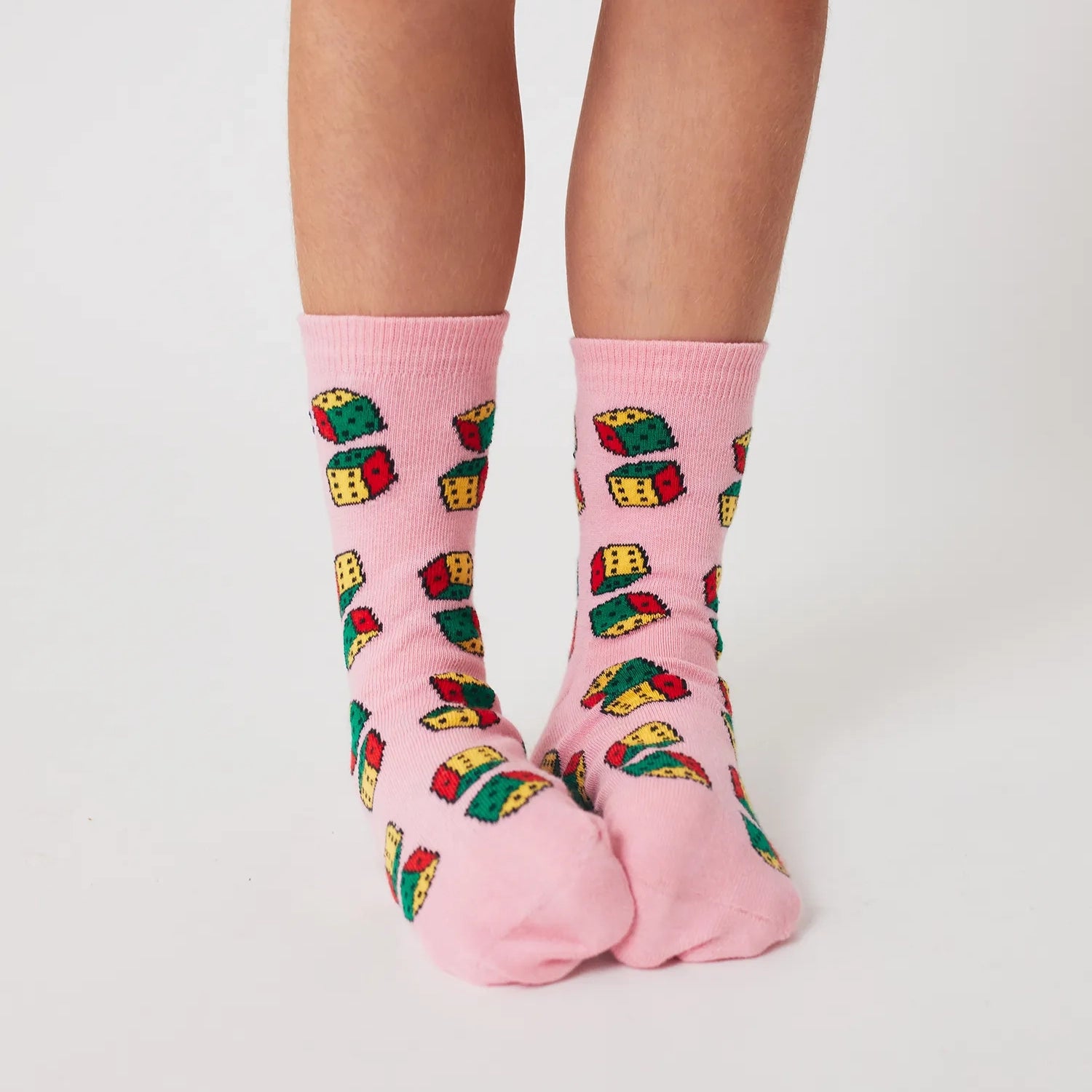 Dices all over short socks