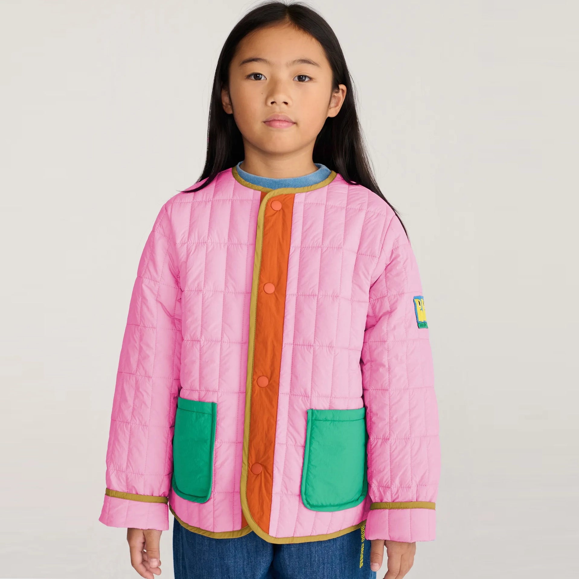 Booo Bo Choses Tag light padded jacket - Pink