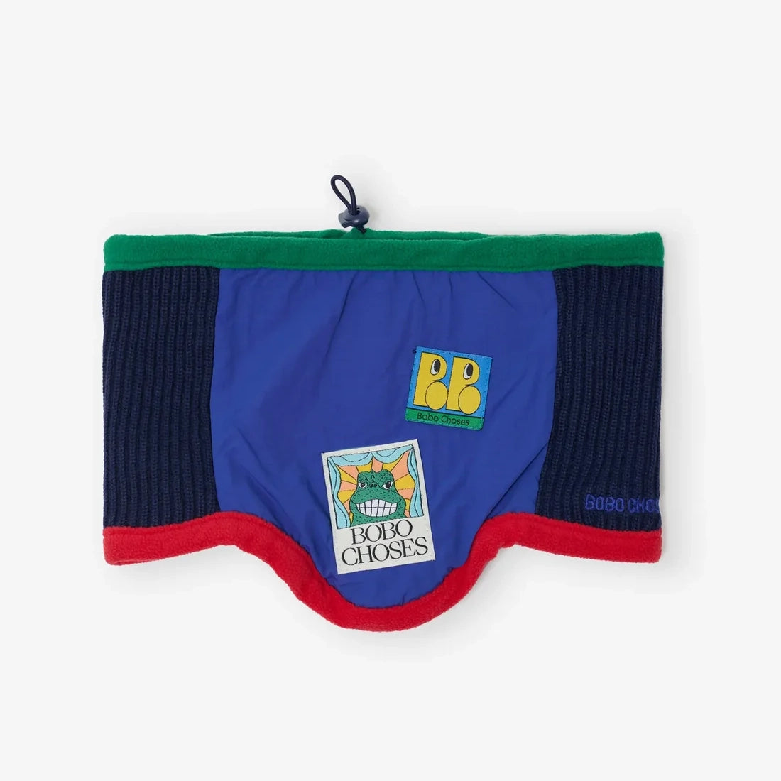 Bobo Choses color block neck warmer - Blue