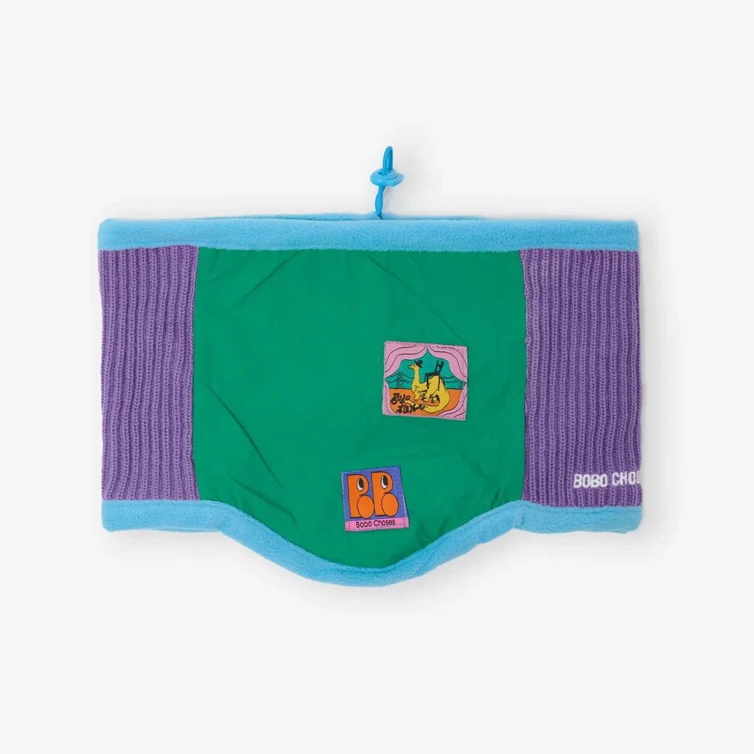 Bobo Choses color block neck warmer - Lila