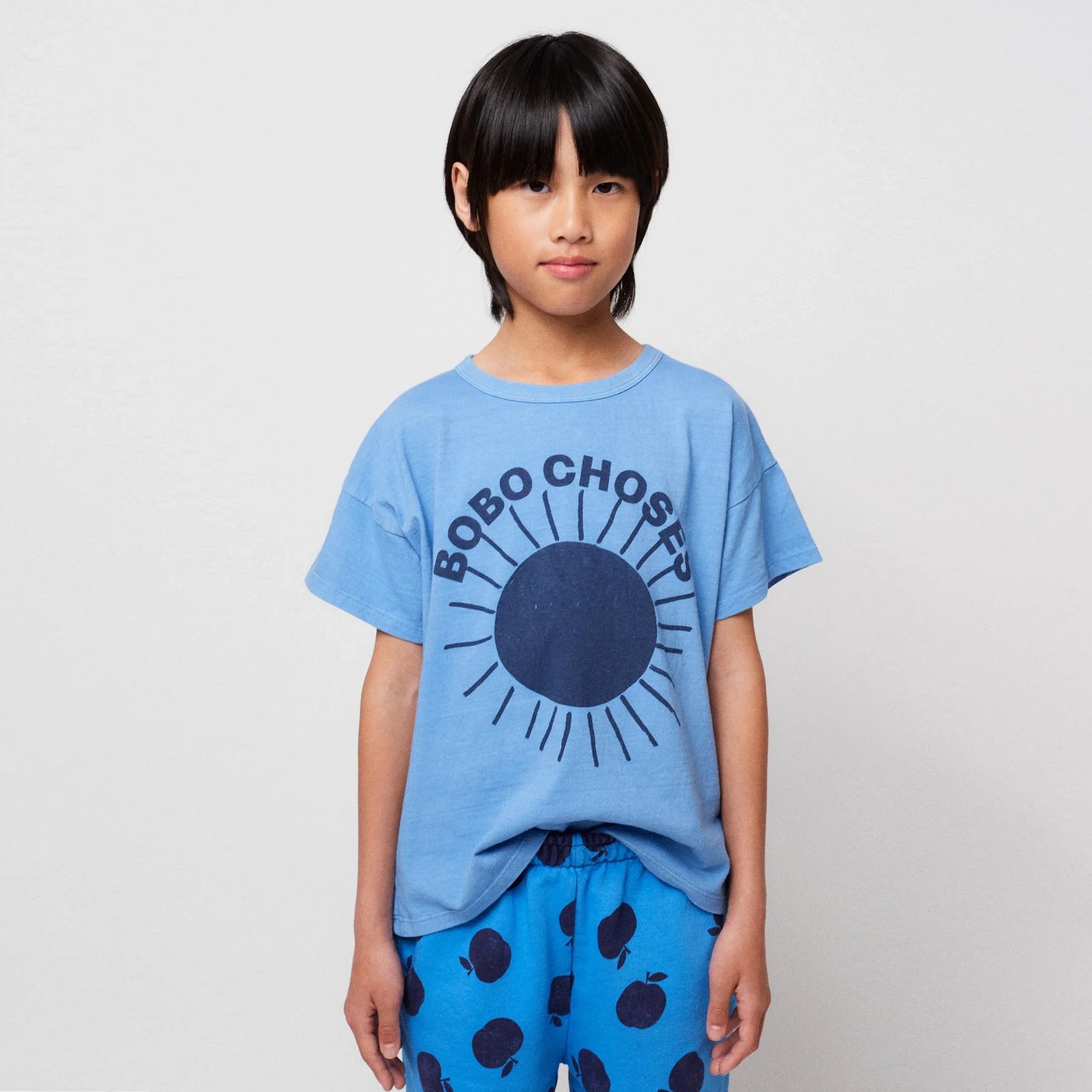 Bobo Choses Sun turquoise T-shirt