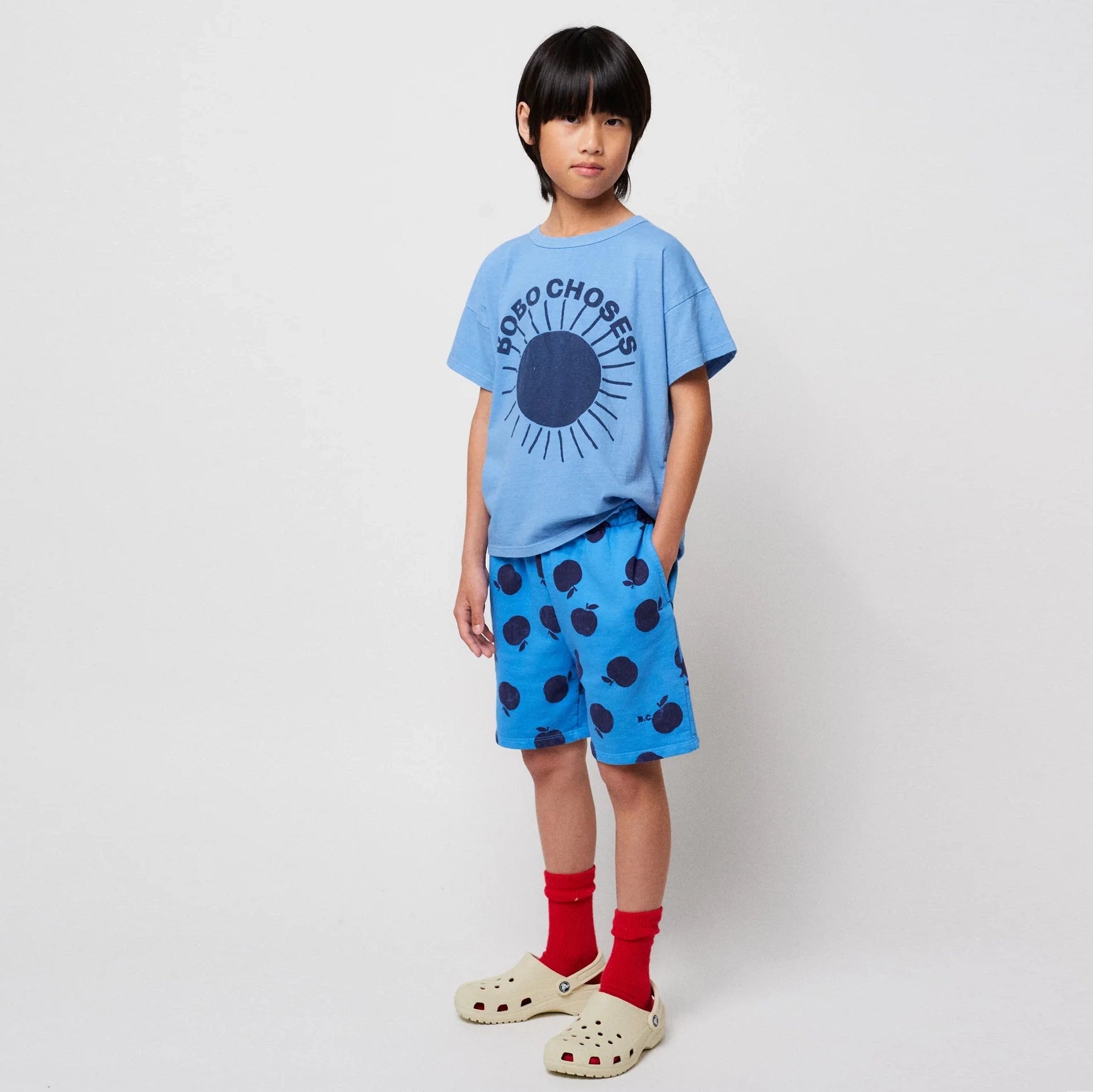 Poma all over turquoise bermuda shorts