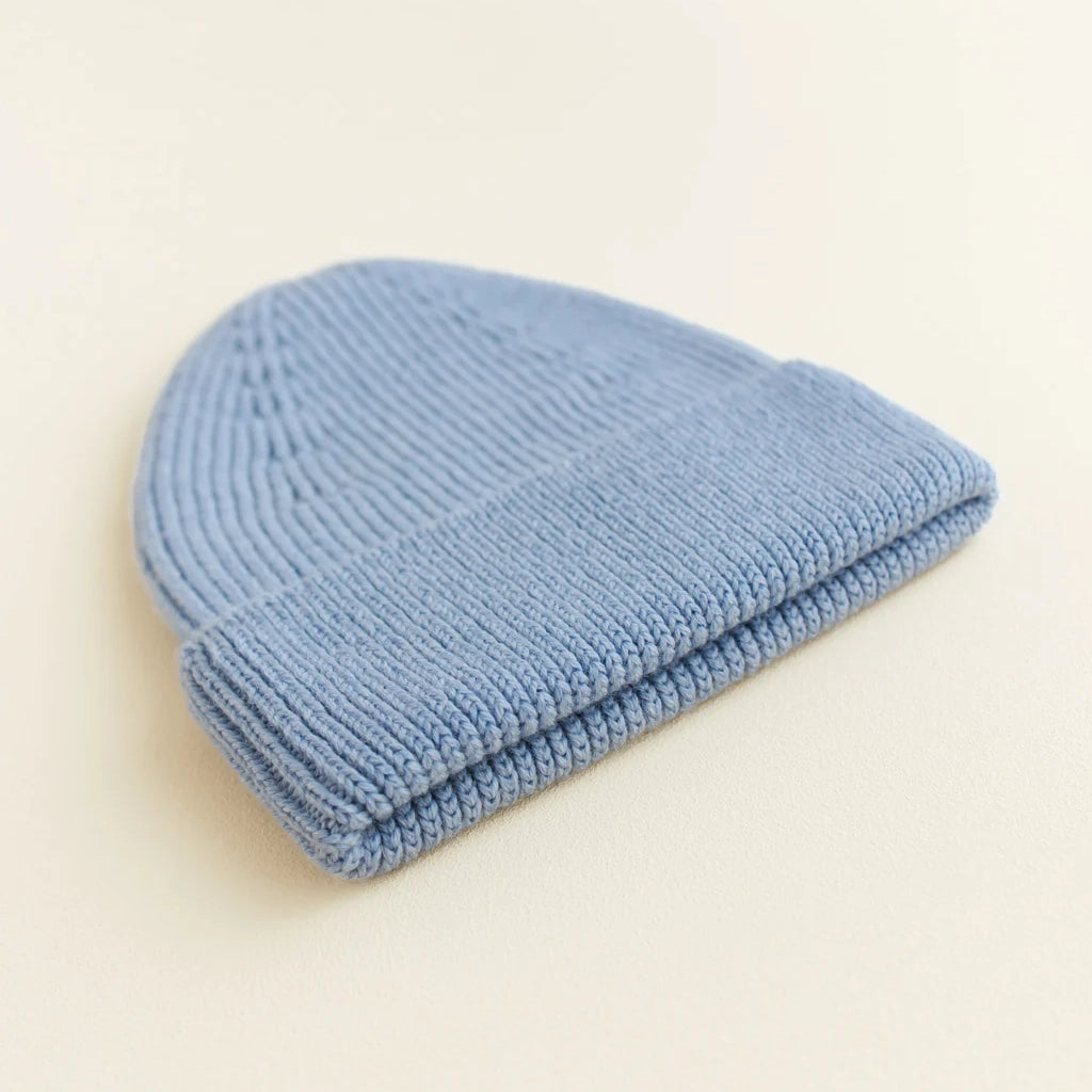 Merino BEANIE - Ligh blue