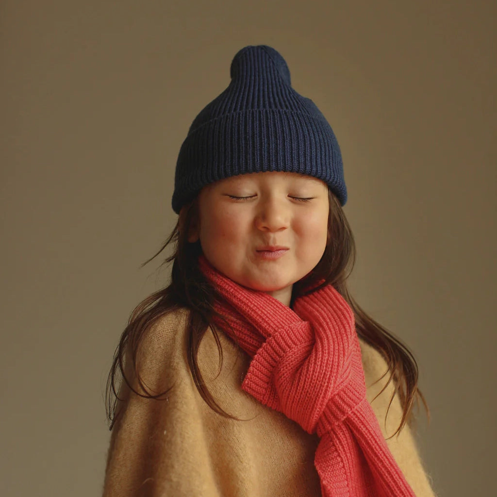 Kid Merino BEANIE - Cobalt Blue