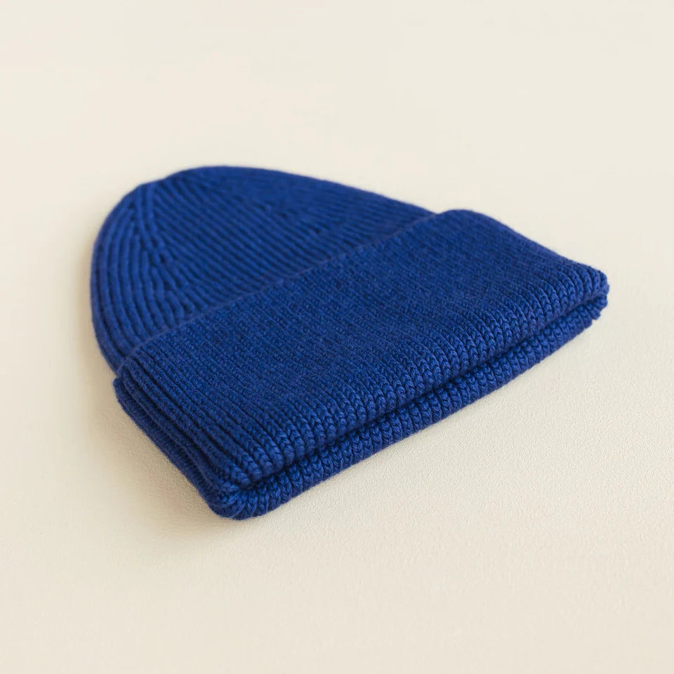 Kid Merino BEANIE - Cobalt Blue