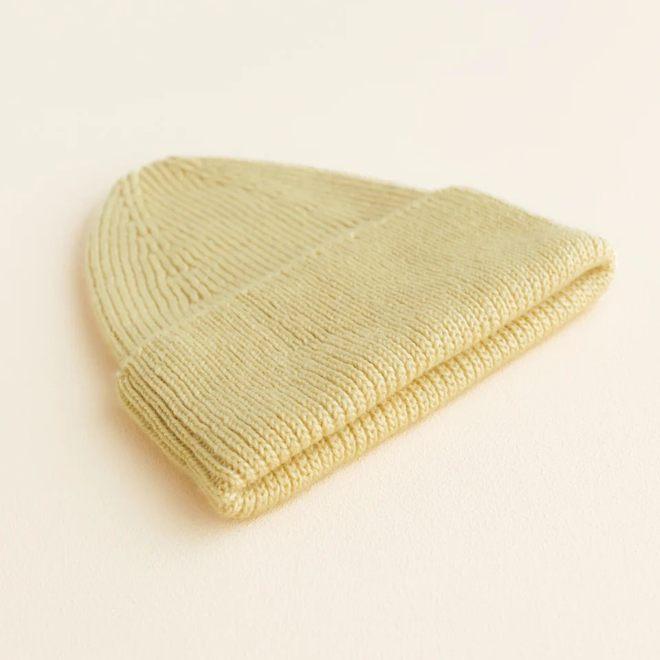 Kid Merino BEANIE - Light Yellow