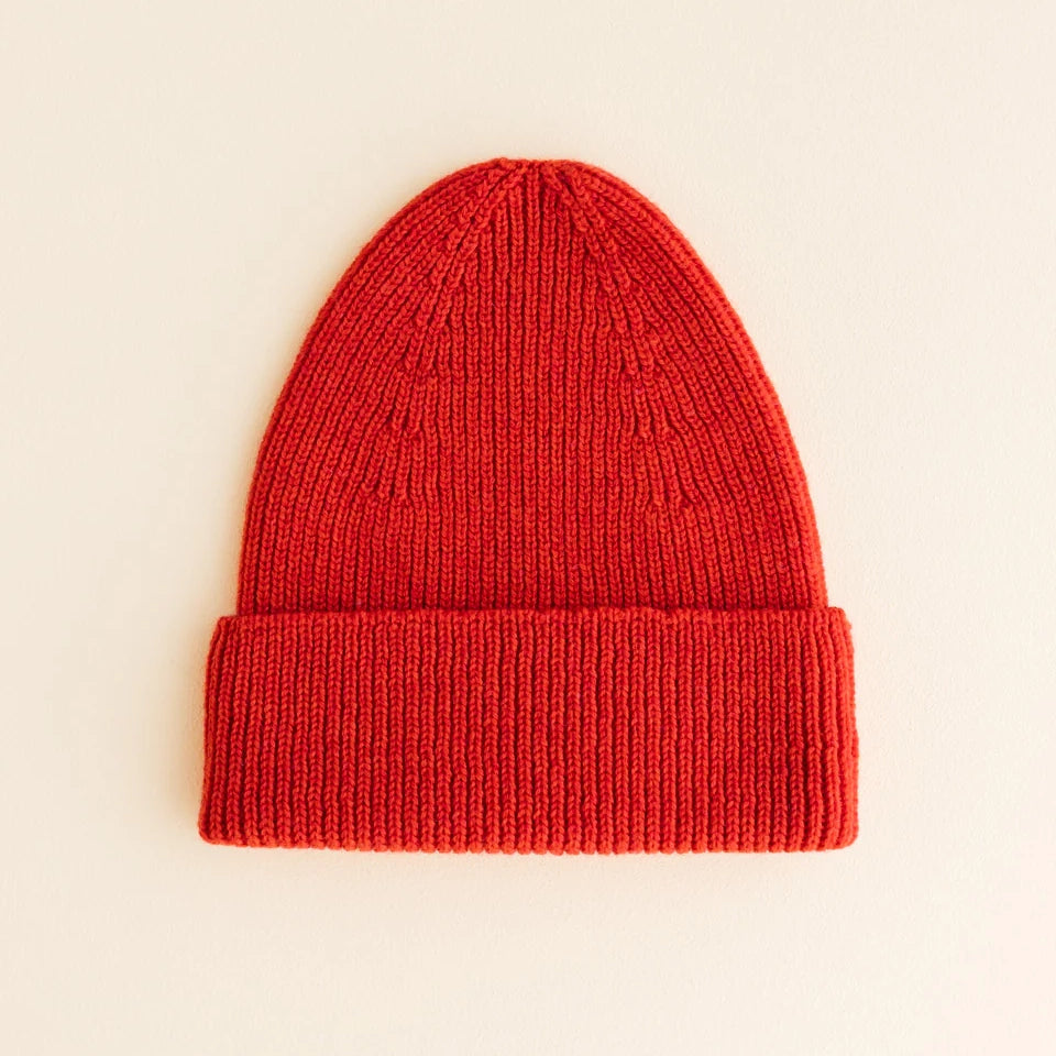 Kid Merino BEANIE - Red