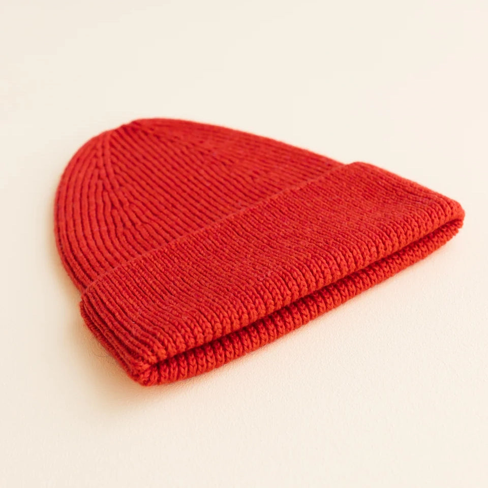 Kid Merino BEANIE - Red