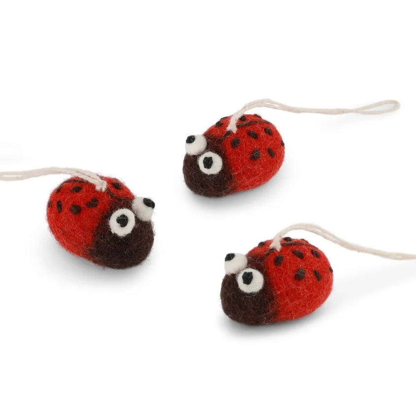Ladybugs set of 3 (Available in 3 colors)
