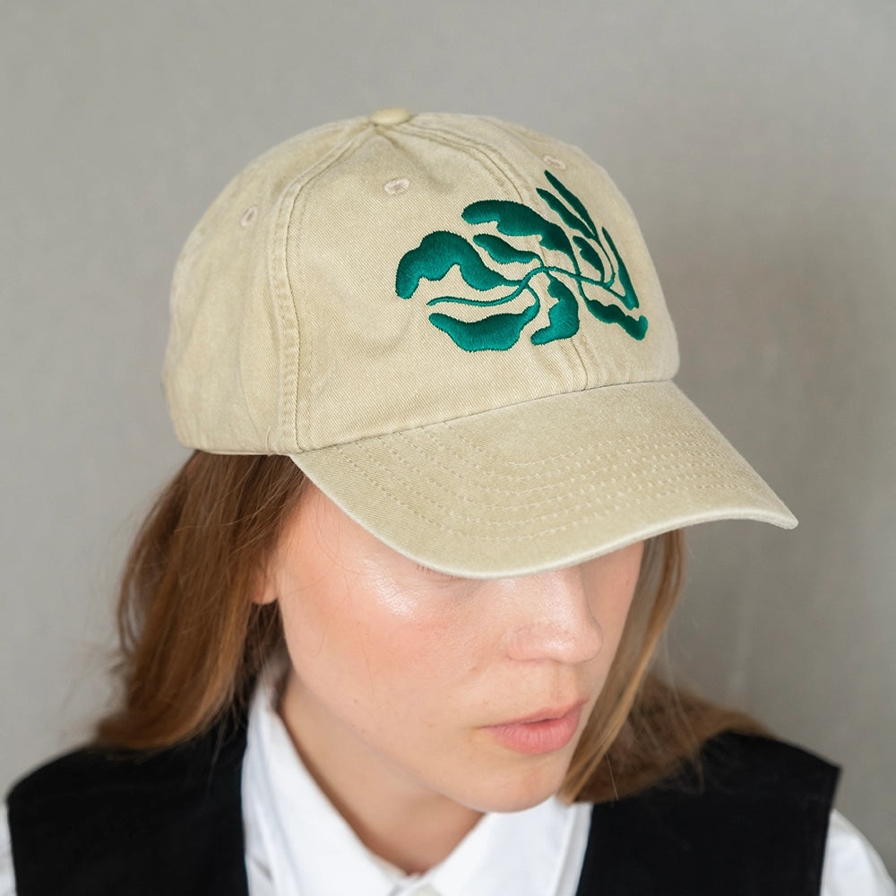 WASHED LEAVES CAP (Available in 3 colors)
