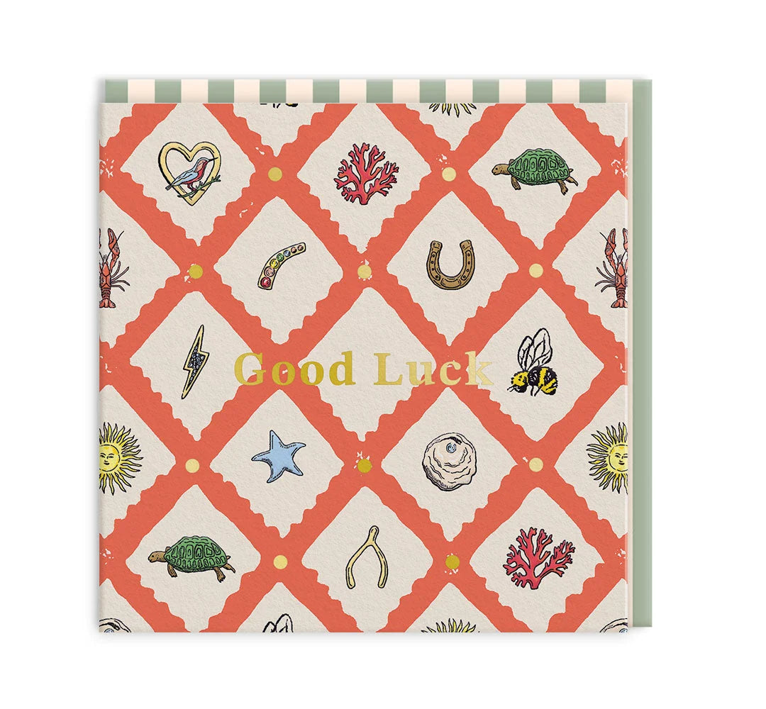 Lucky Charm Mini Square Greeting Card