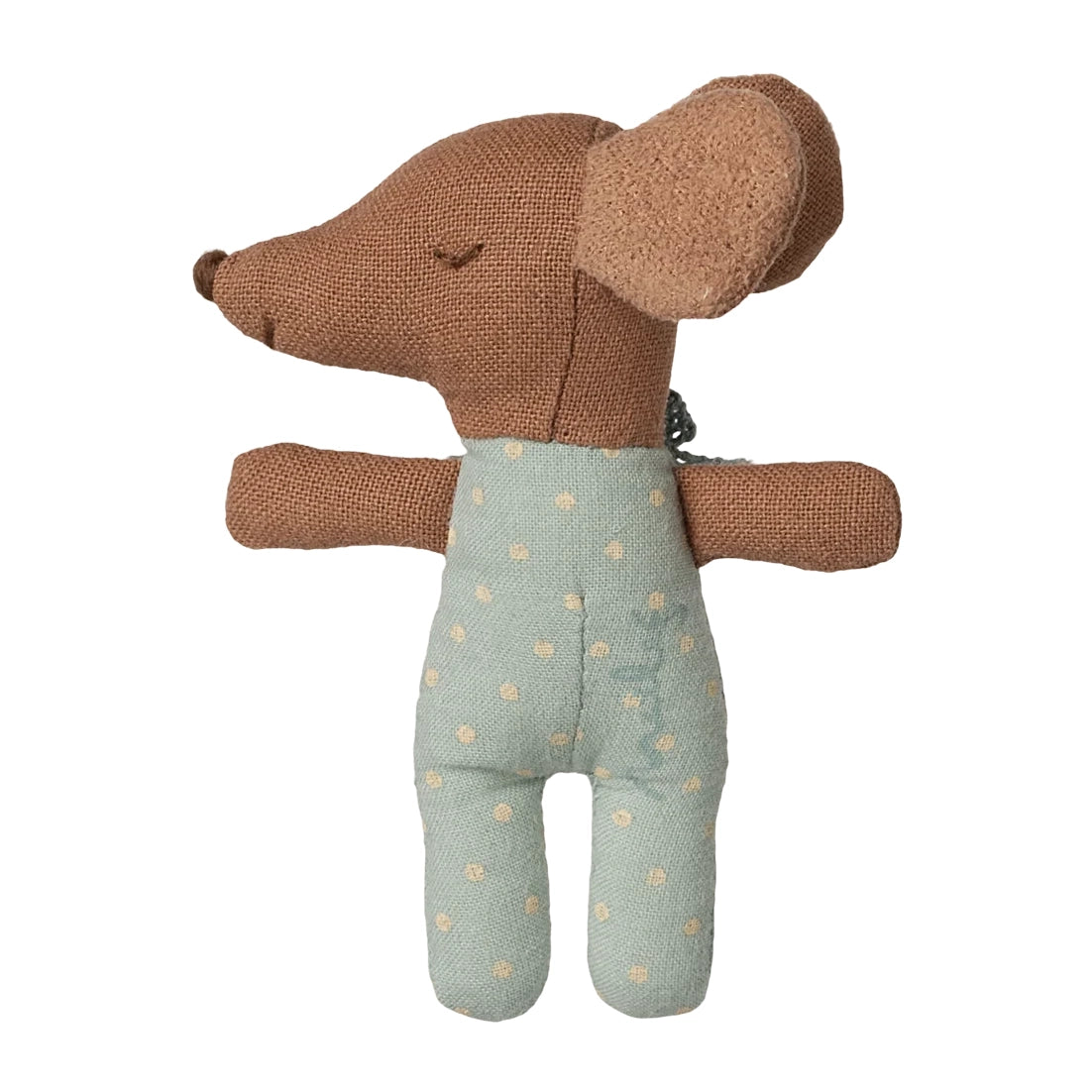 Sleepy wakey baby mouse in matchbox - Blue