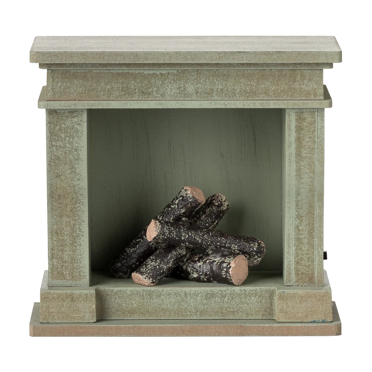 Fireplace, Miniature - Dusty green