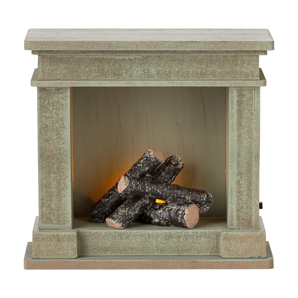 Fireplace, Miniature - Dusty green