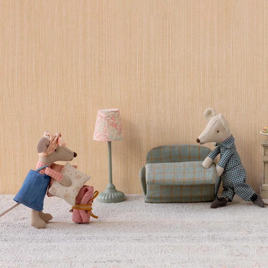 Vintage floor lamp, Mouse - Mint