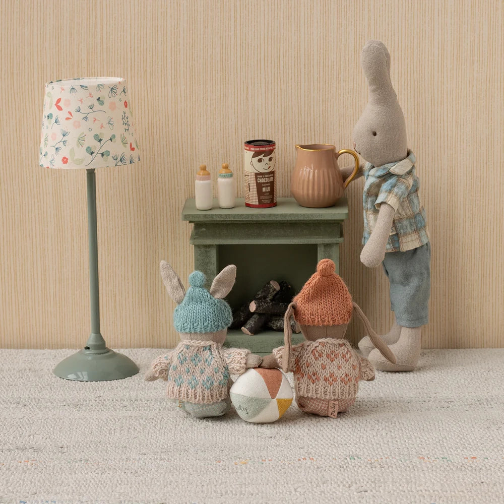 Winter bunny, Micro - Brown - Rose