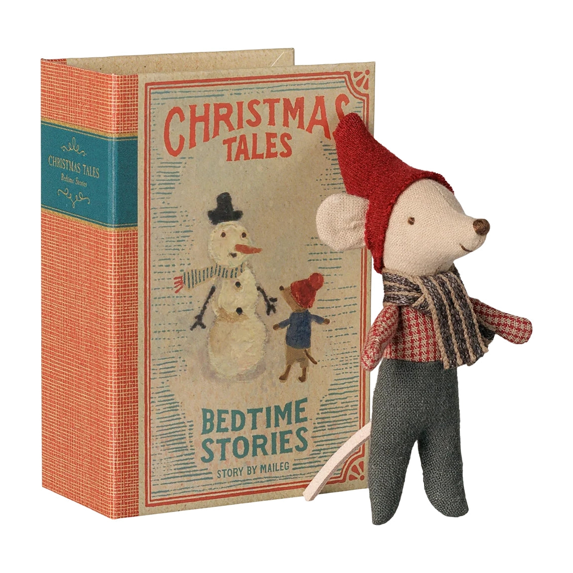Christmas mouse, Baby in book