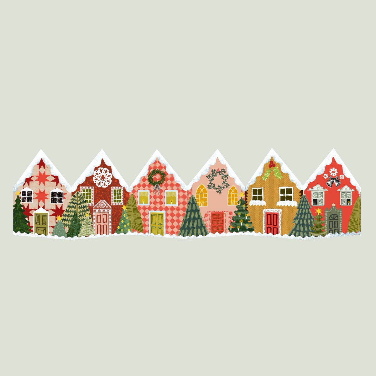 Christmas Houses Concertina