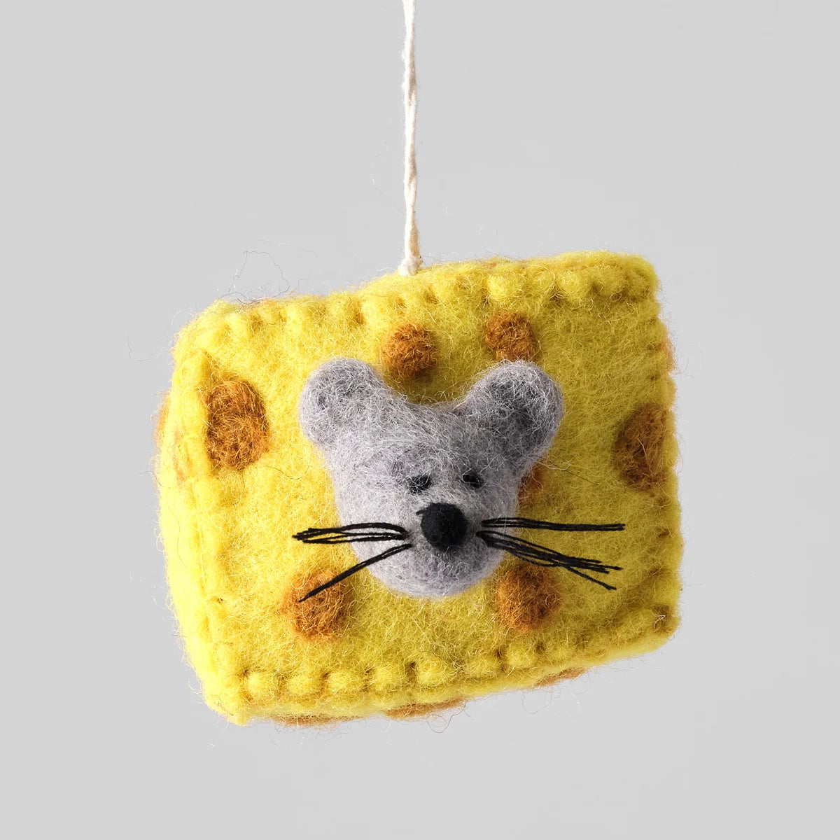 Mouse Hanging Felt Ornament
