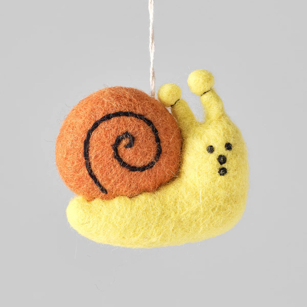 Snail Hanging Felt Ornament