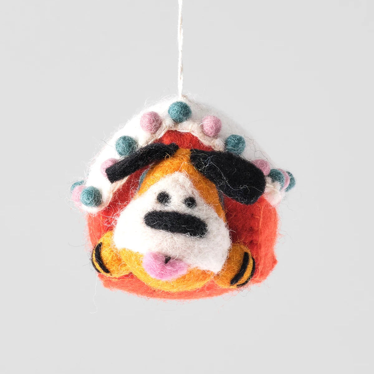 Roger, Dog in the Doghouse Hanging Felt Ornament