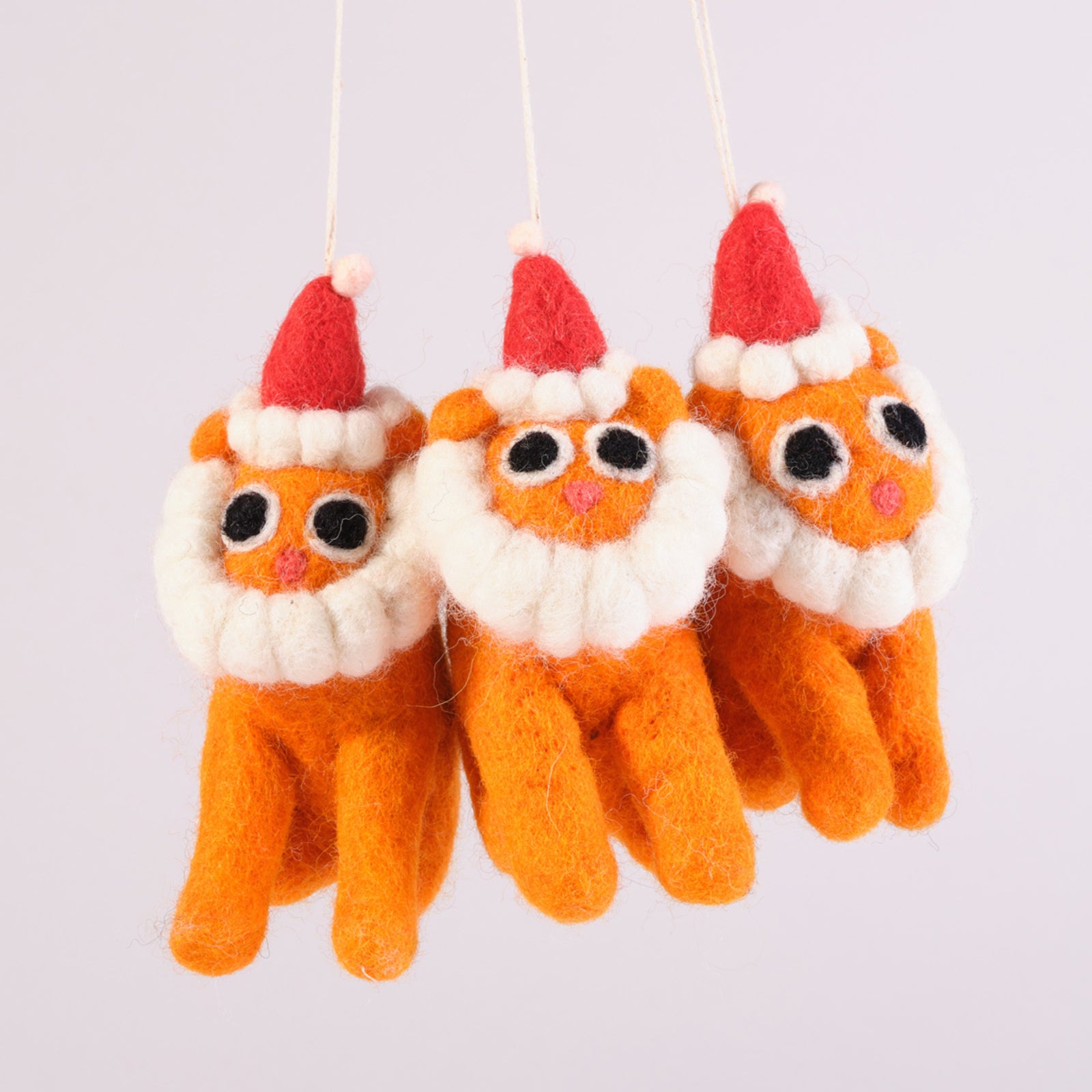 Claws Hanging Felted Ornament