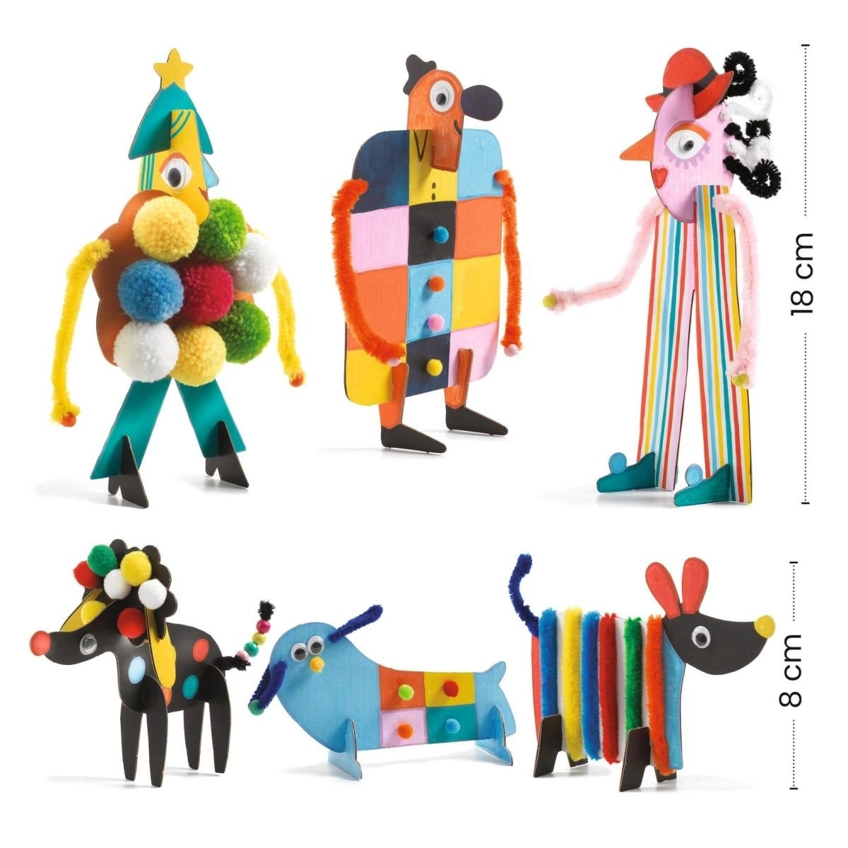 Kreativkoffer - 6 süße Hunde