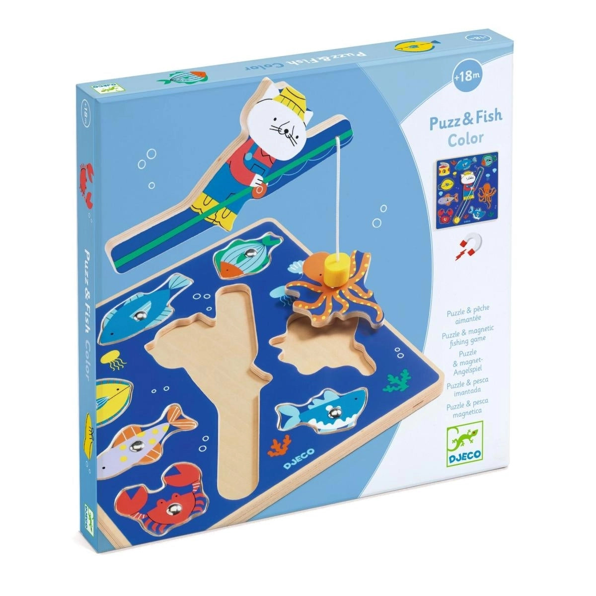 Puzzle: 2in1 Puzz & Fish Color