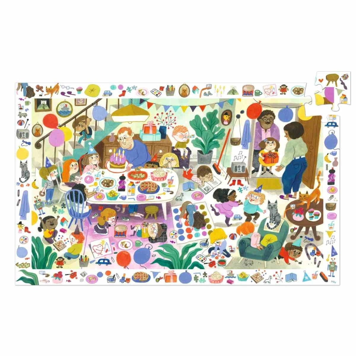 Wimmelpuzzle: Birthday