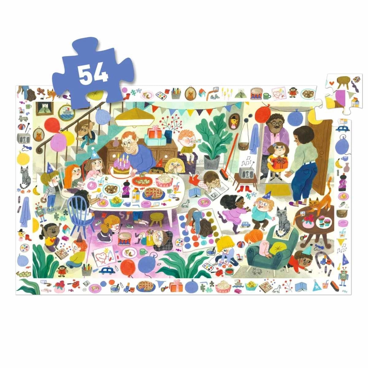 Wimmelpuzzle: Birthday