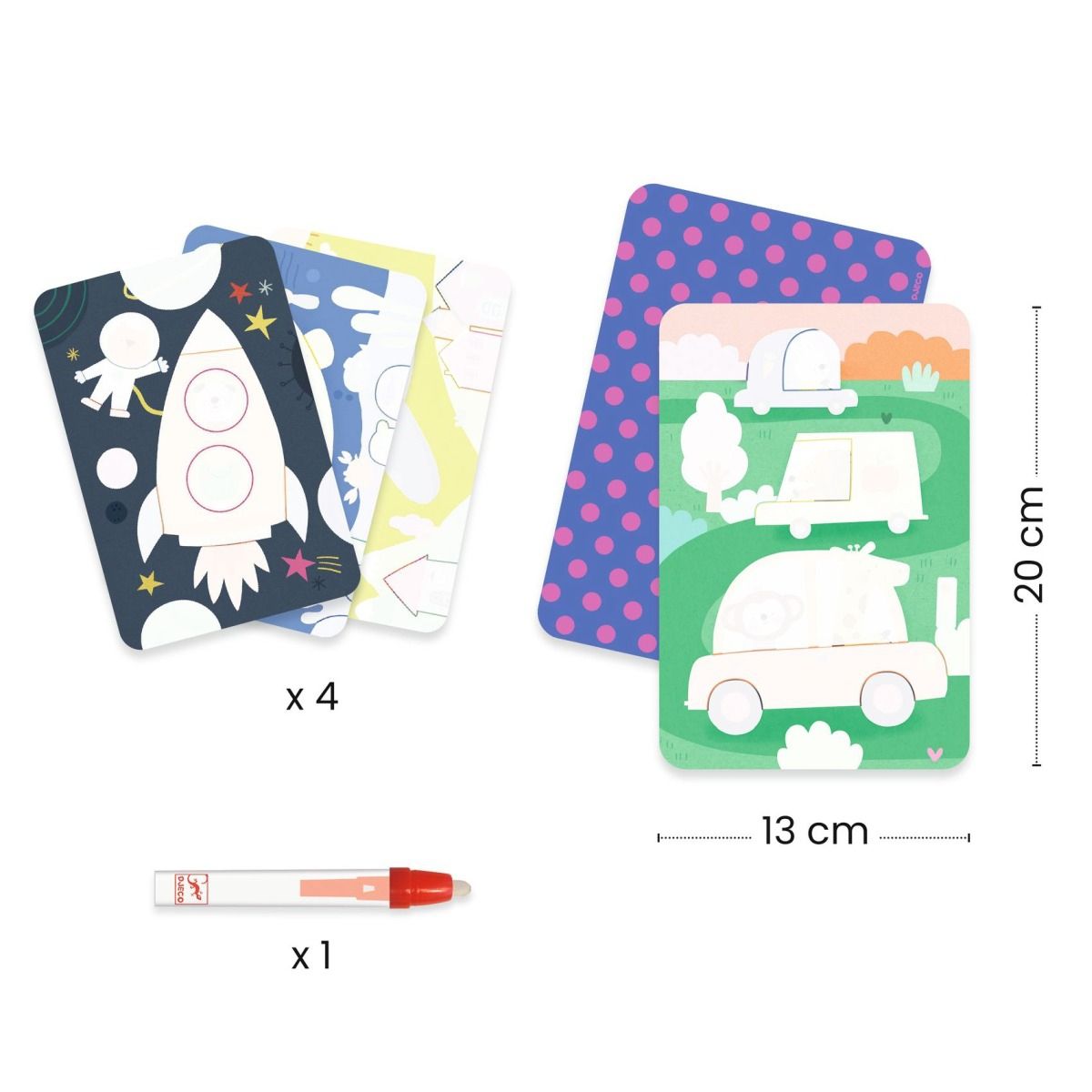 Mini Magic Colouring - On the road