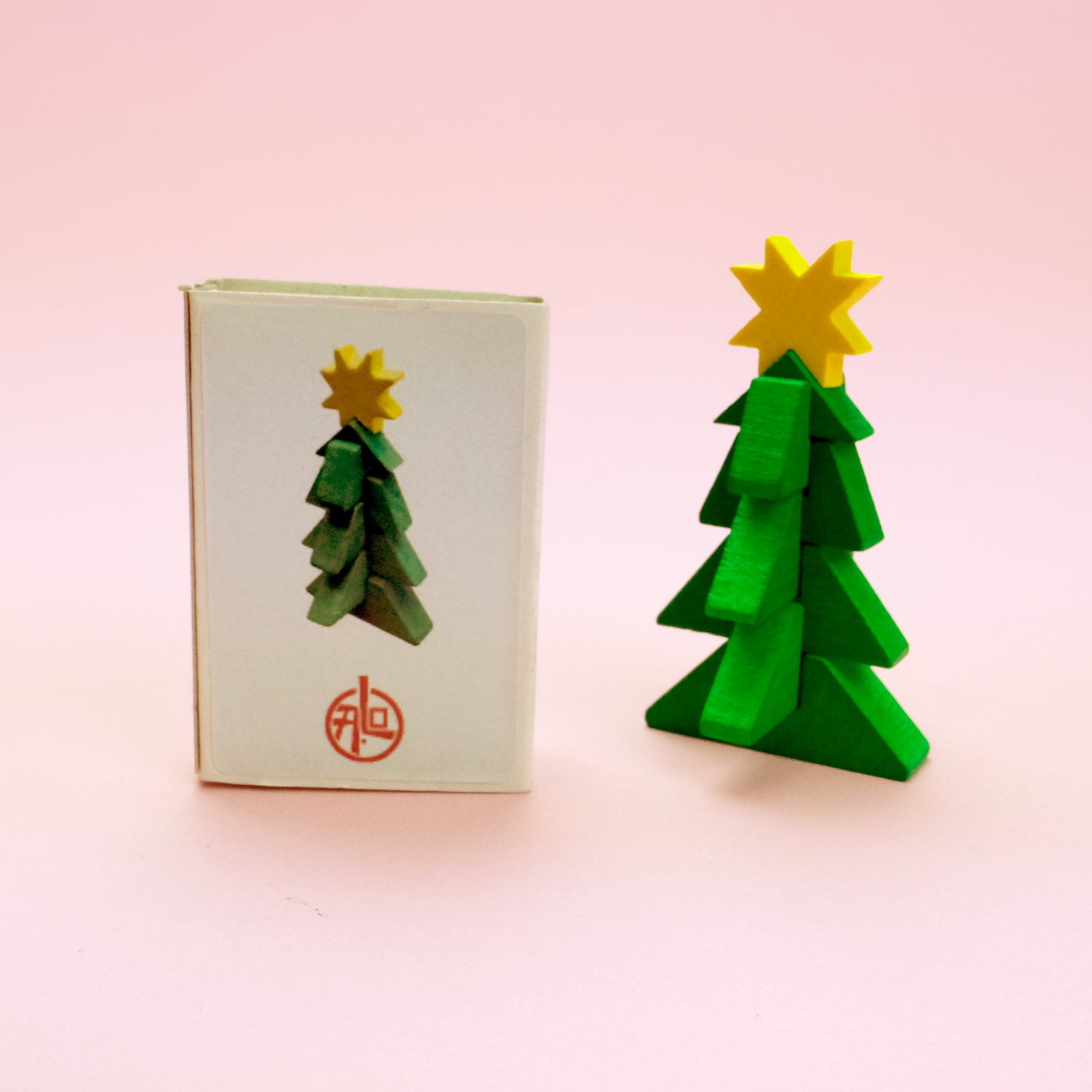 Mini Christmas tree in Matchbox