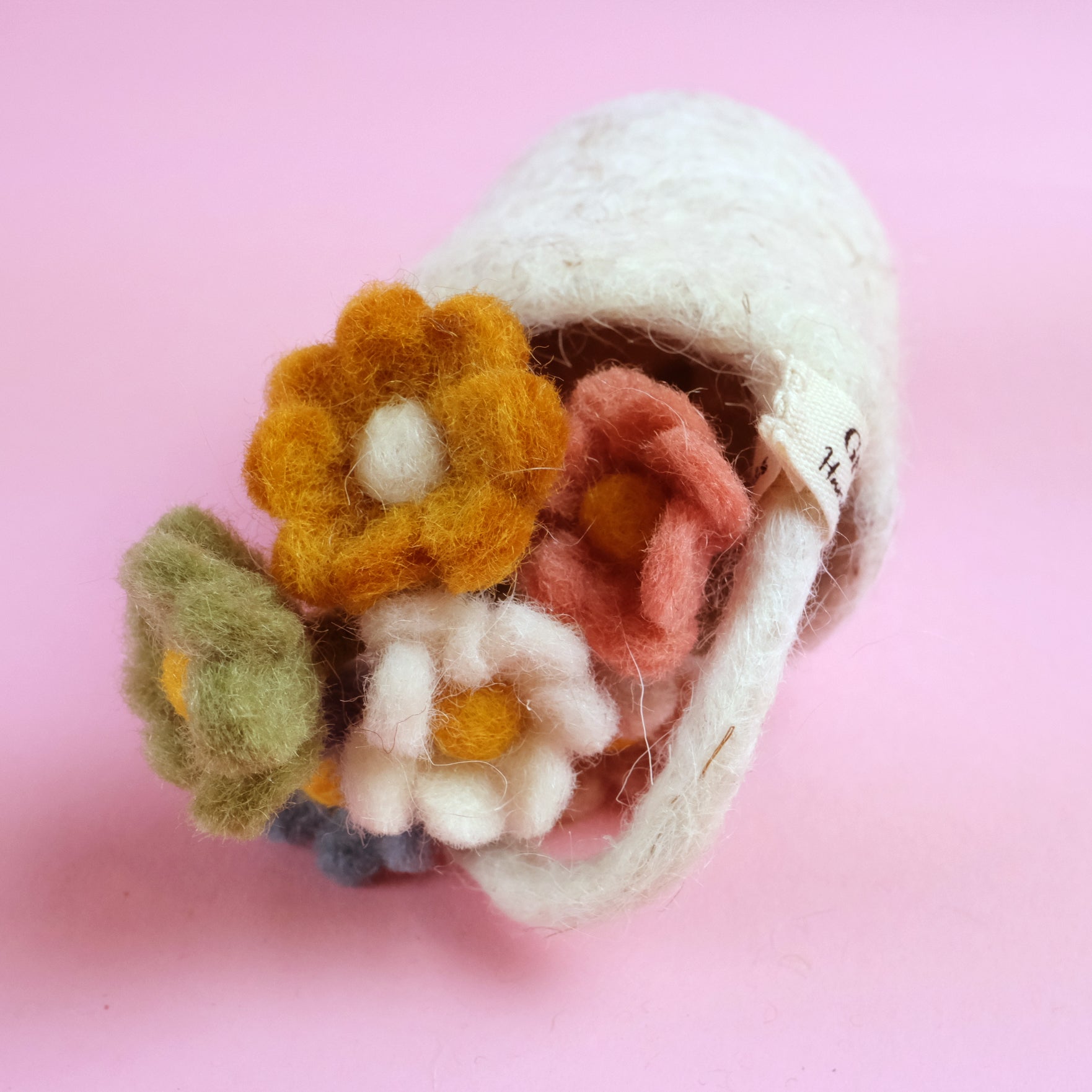 Minature Flowers in Basket