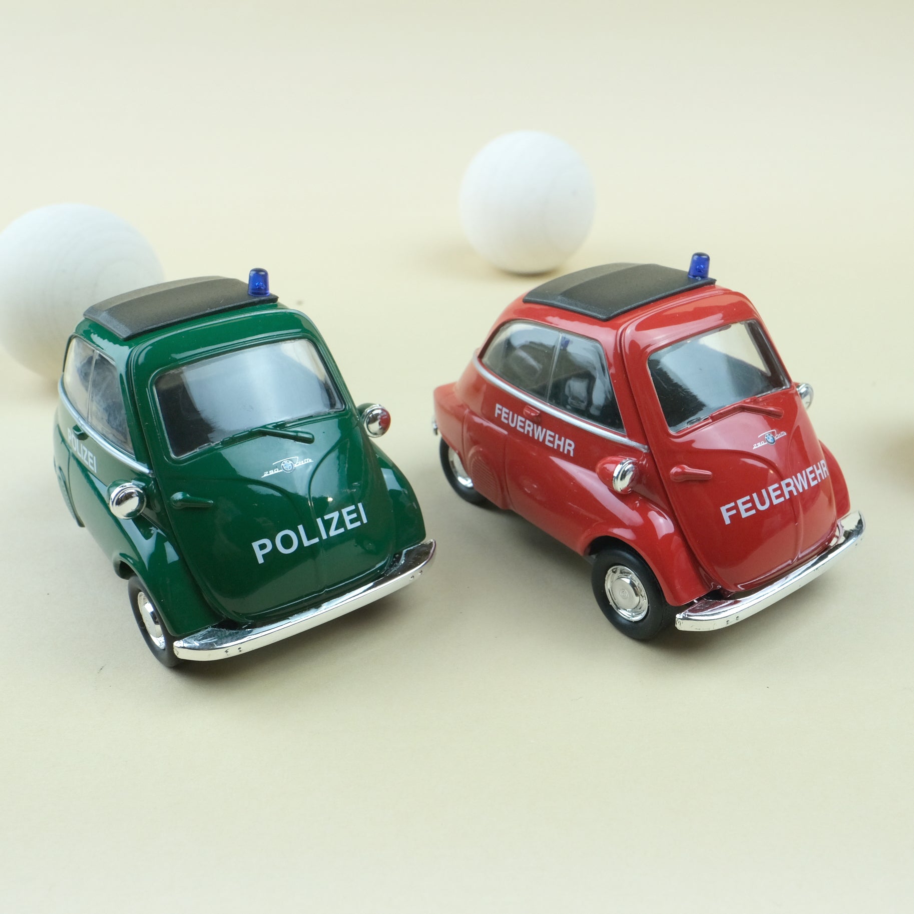 BMW Isetta Police car and Fire brigade