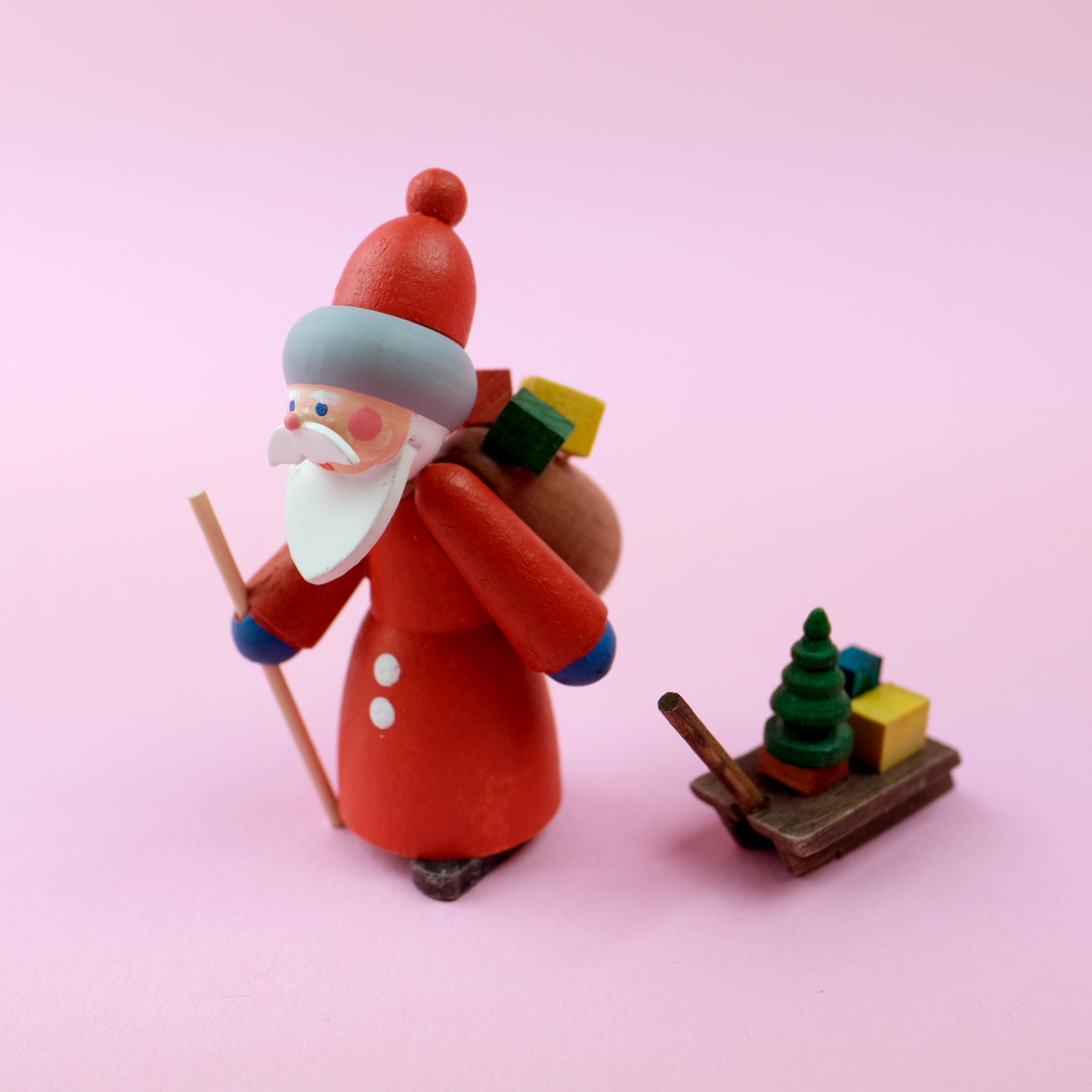 Santa with sleigh Miniature